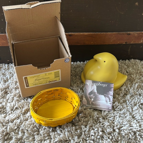 Longaberger. Peeps. Yellow. - Picture 1 of 16